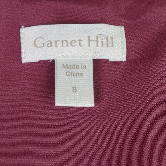 Garnet Hill Bohemian Pocket Midi, Pocket Silky Lined Dress, RARE Print, HTF - Picture 9 of 10